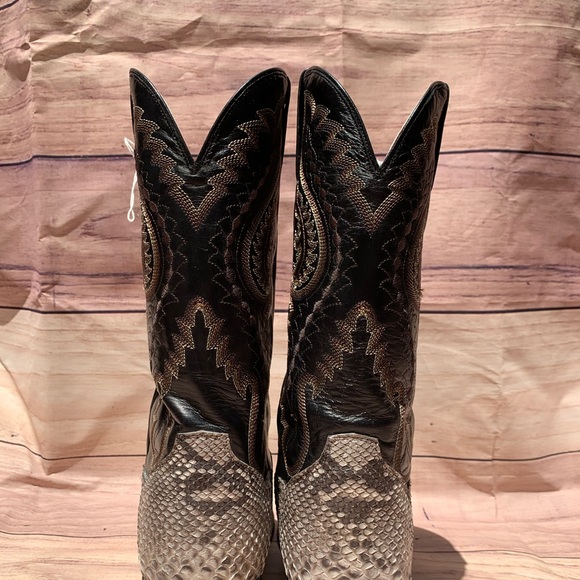 Dan Post Men's Omaha Python Western Boots - Picture 5 of 10